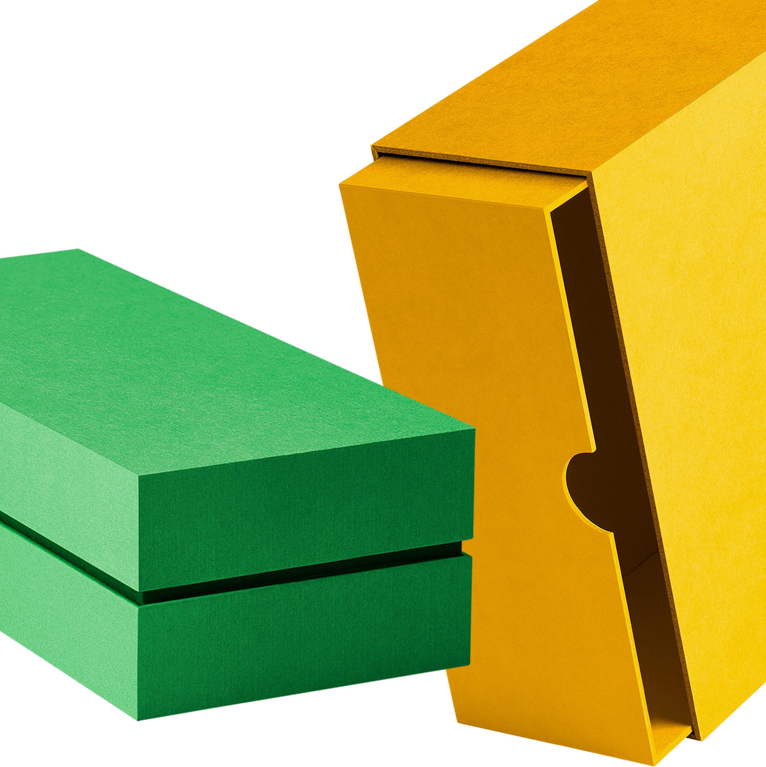 Stylized CI RIGIDBOX® packaging