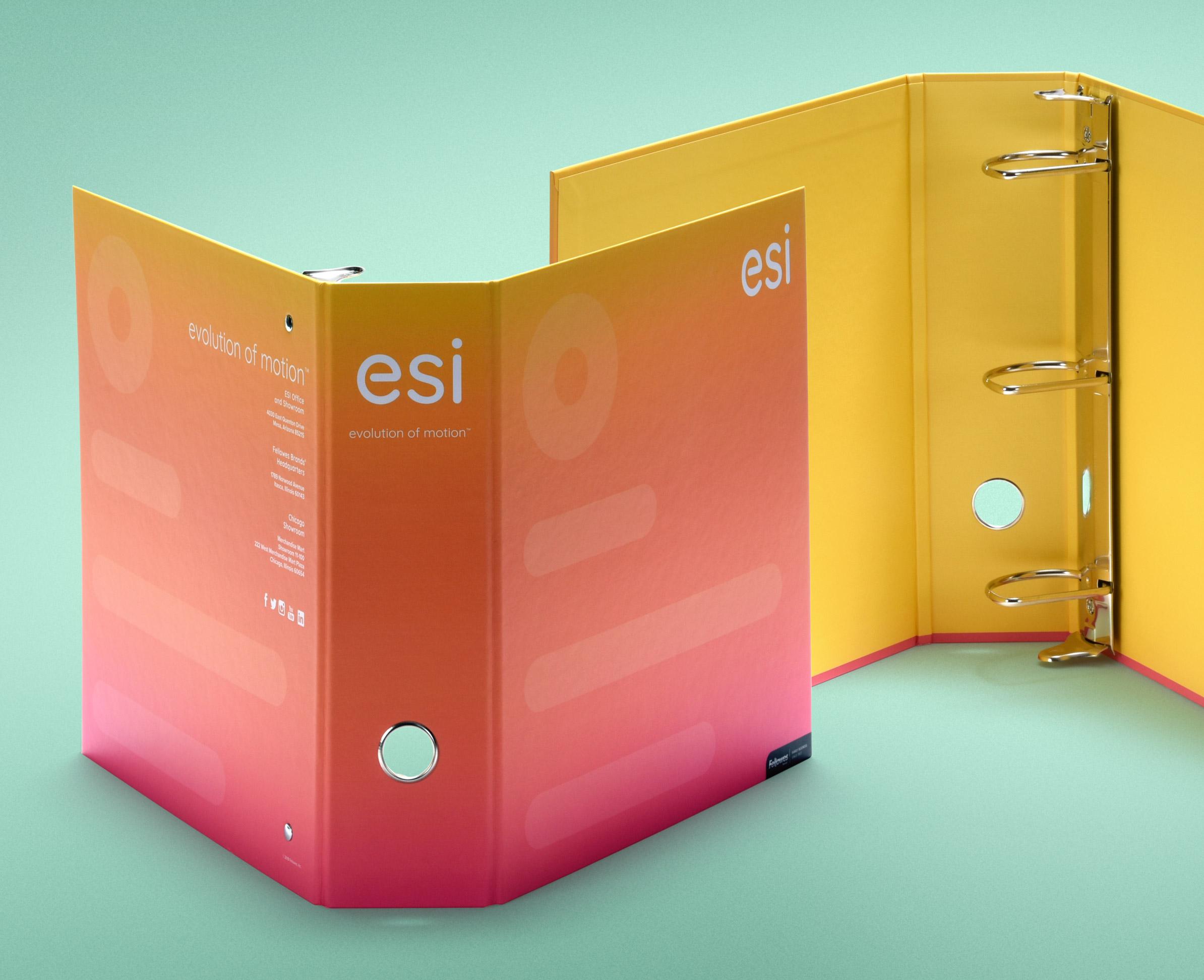 ESI binder cover and liner group