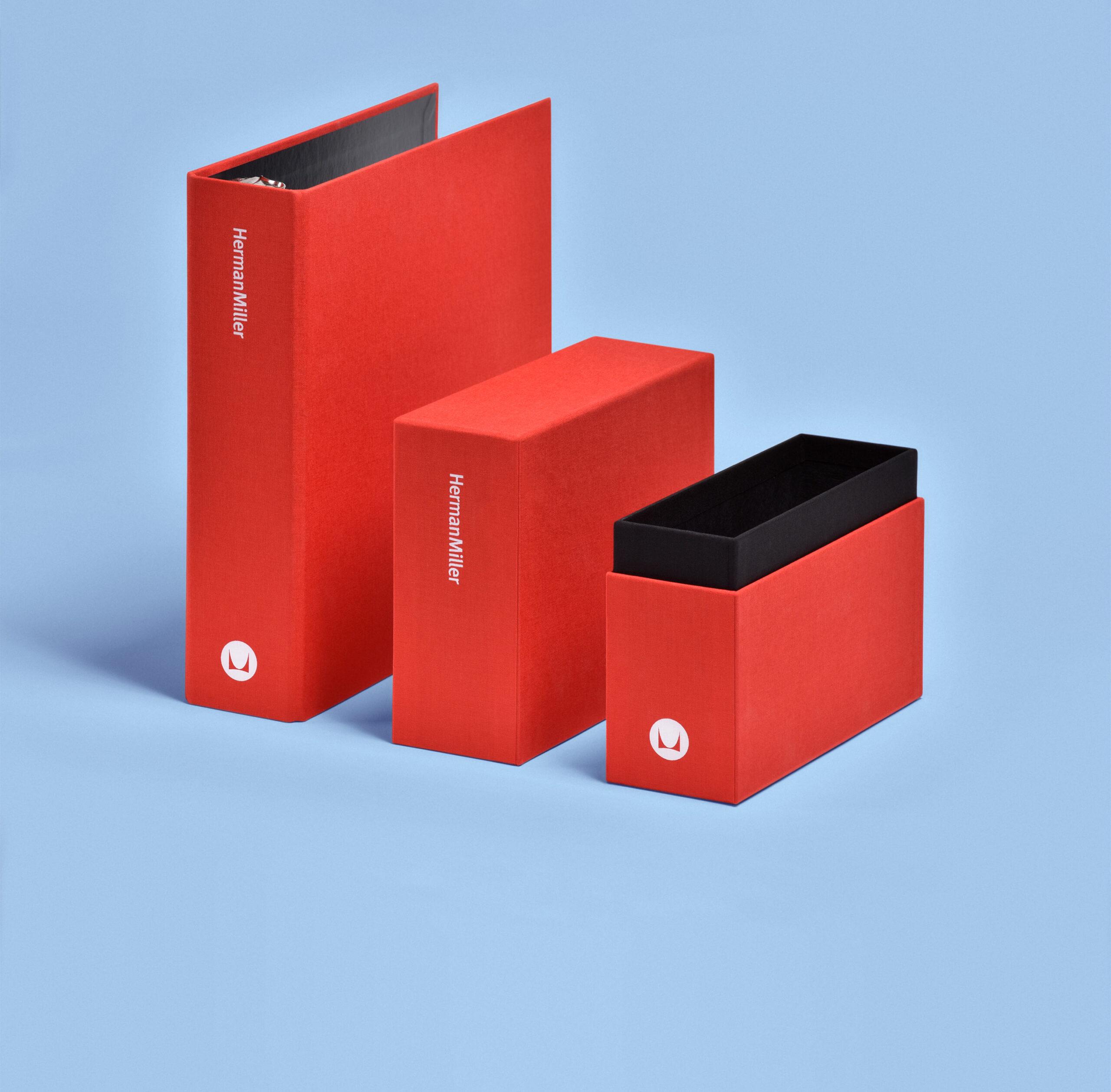 Herman Miller binder and setup box