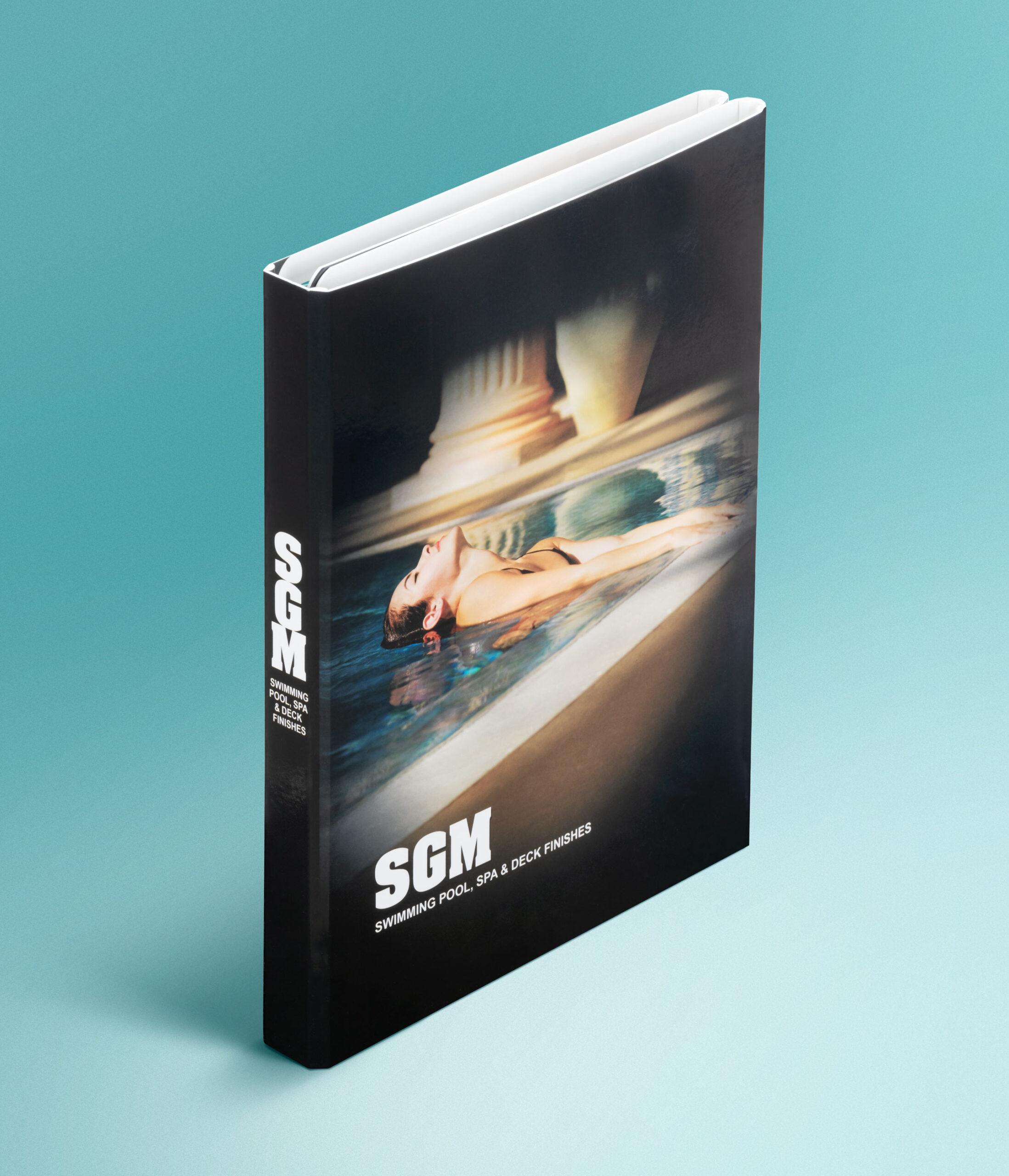 Sample folder made from duplexed stock