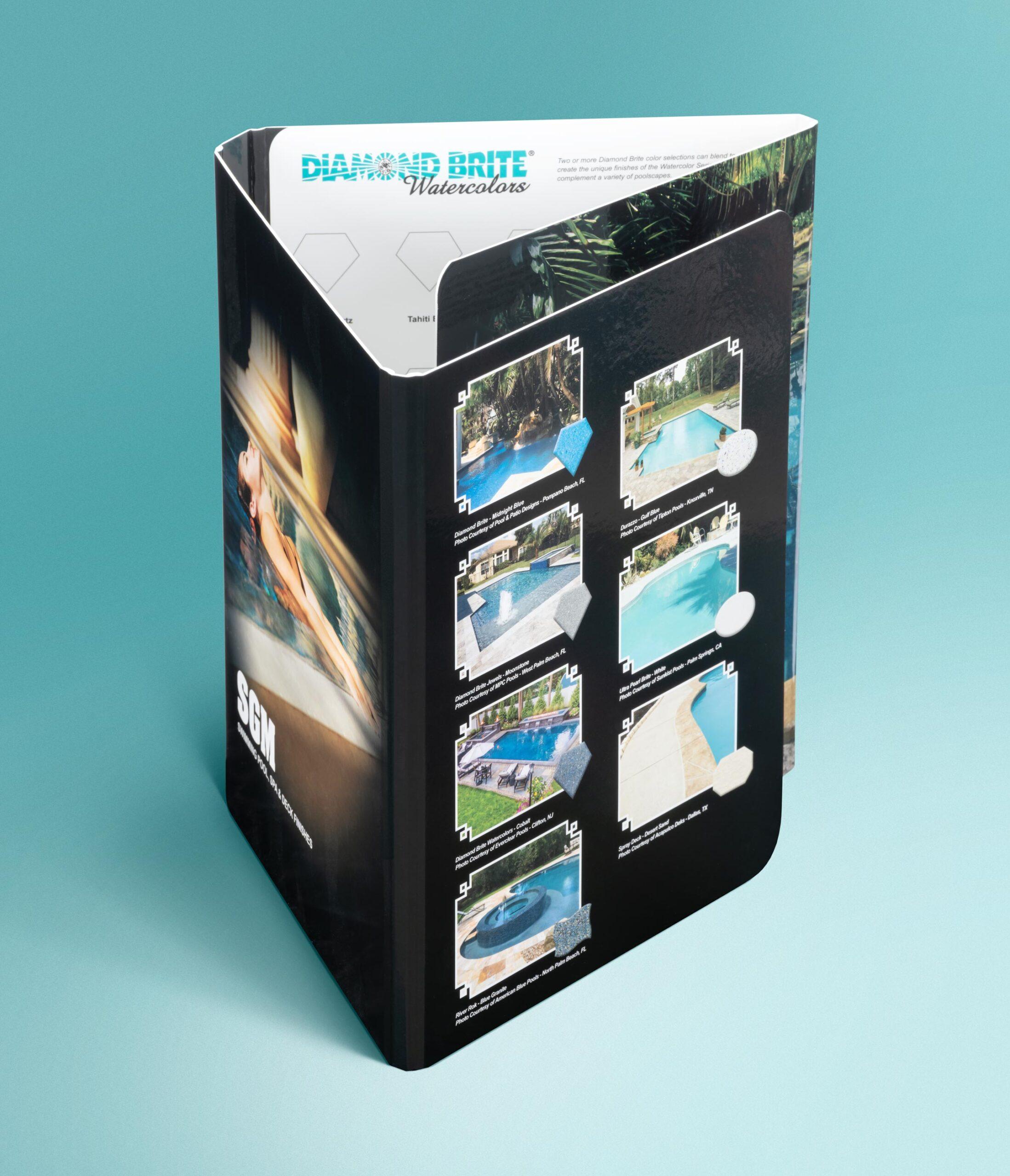 Lightweight 4-panel sample folder