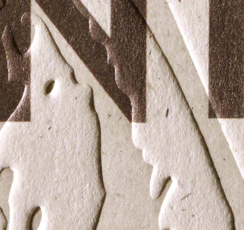 closeup deboss Artesian Cancer Center binder