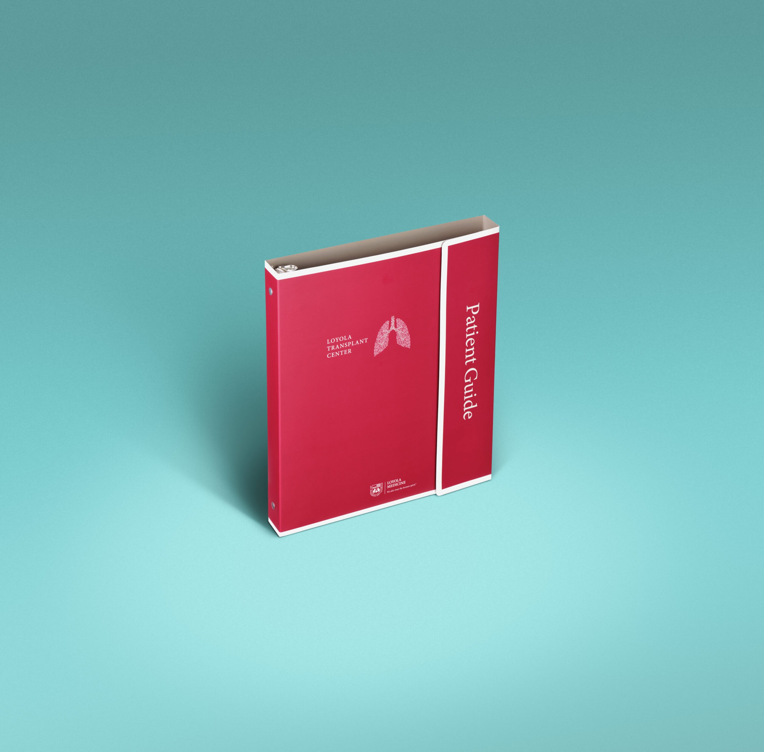 Loyola Transplant center patient guide presentation binder