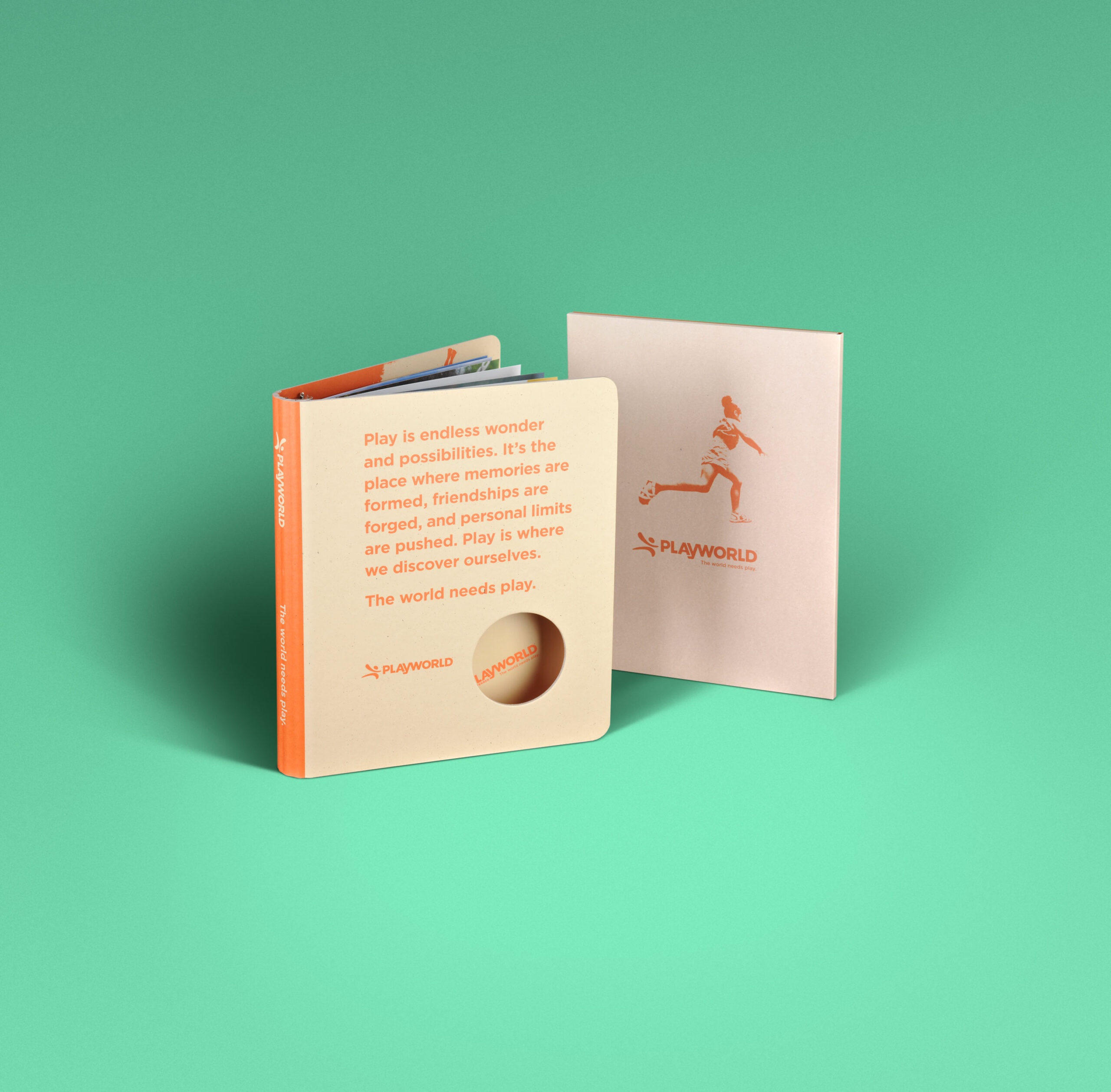 Binder and pocket folder for Playworld