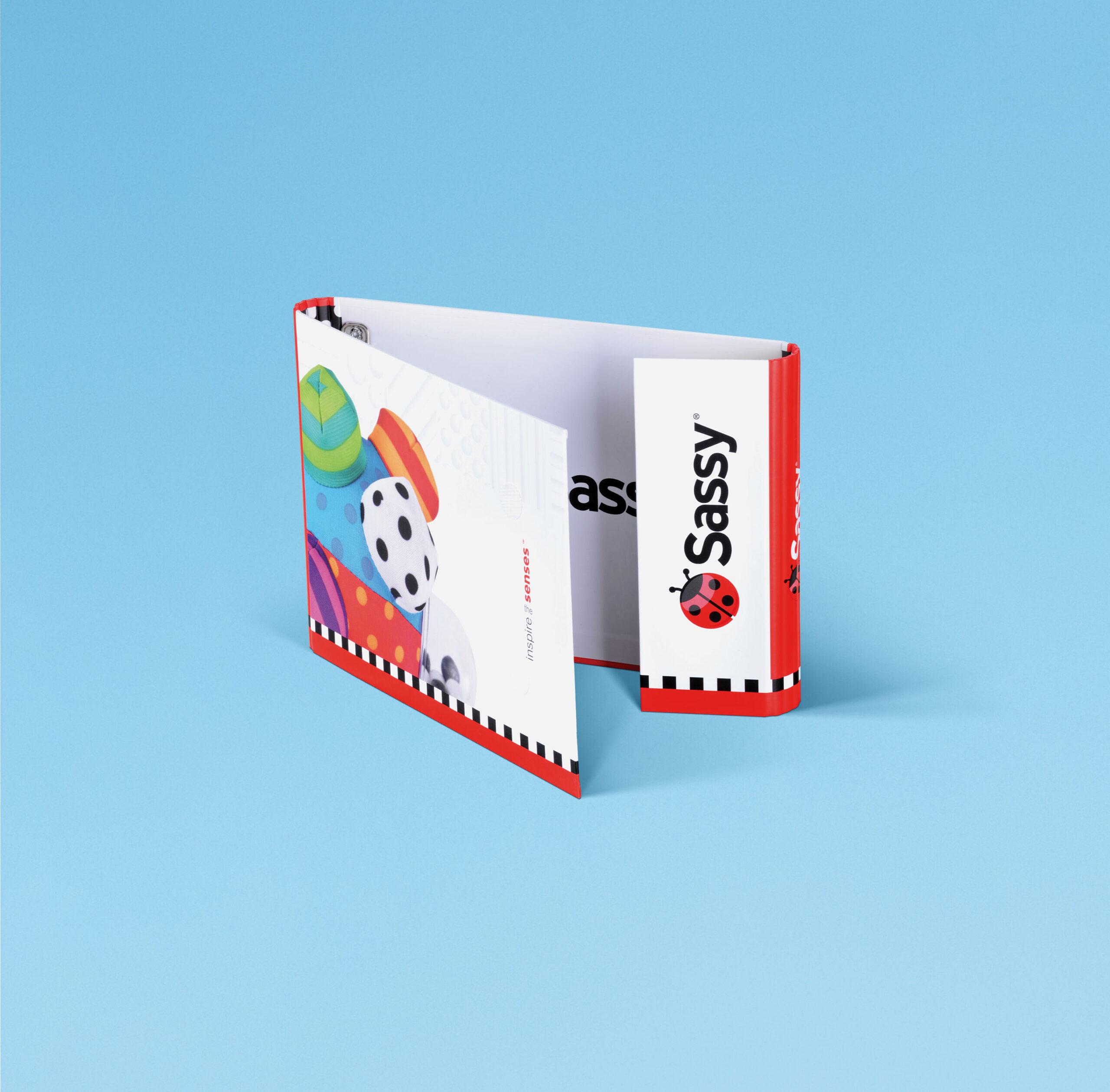 Oblong portfolio binder