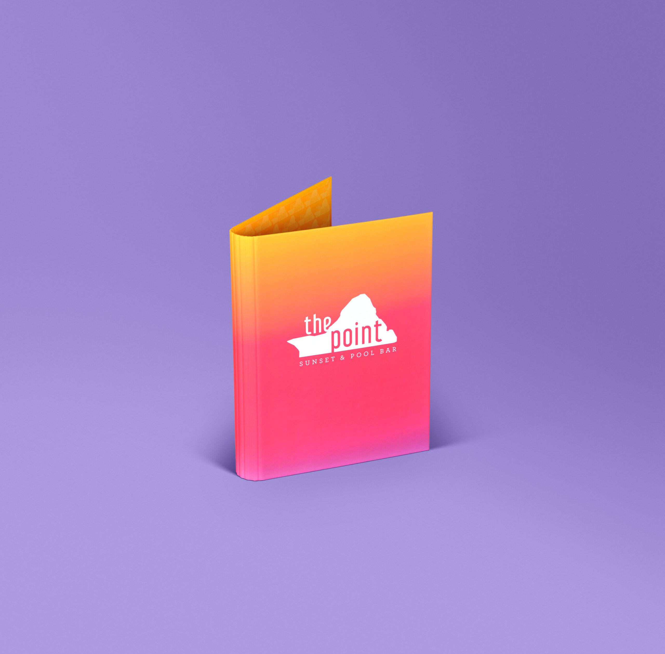 Round back compact bar menu binder