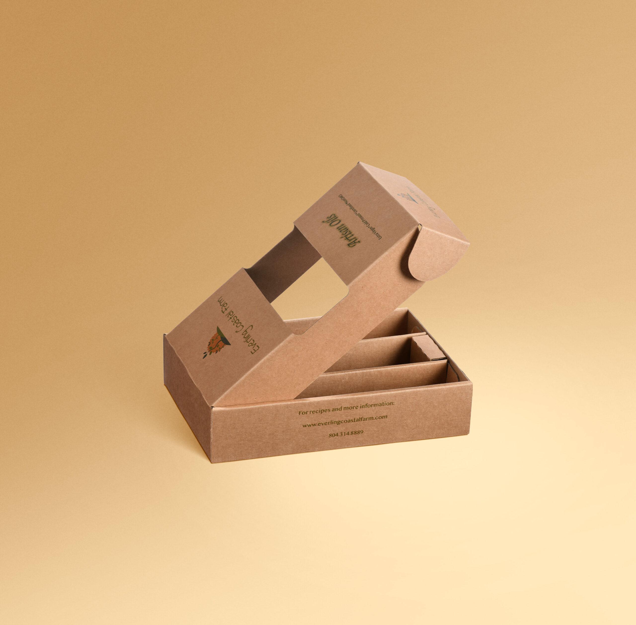 Everling Coastal Farm corrugated packaging