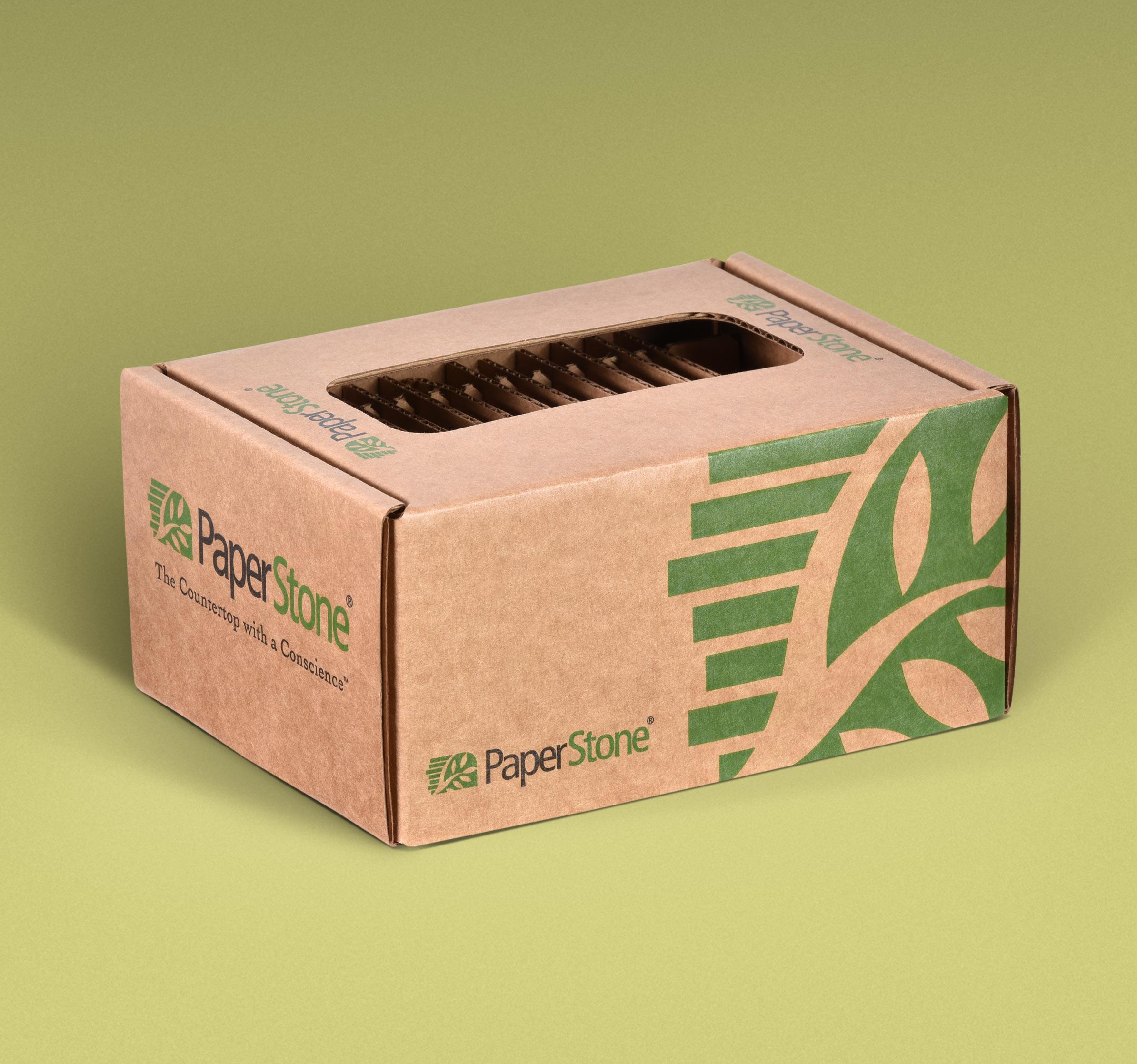 Corrugated sample box with direct print