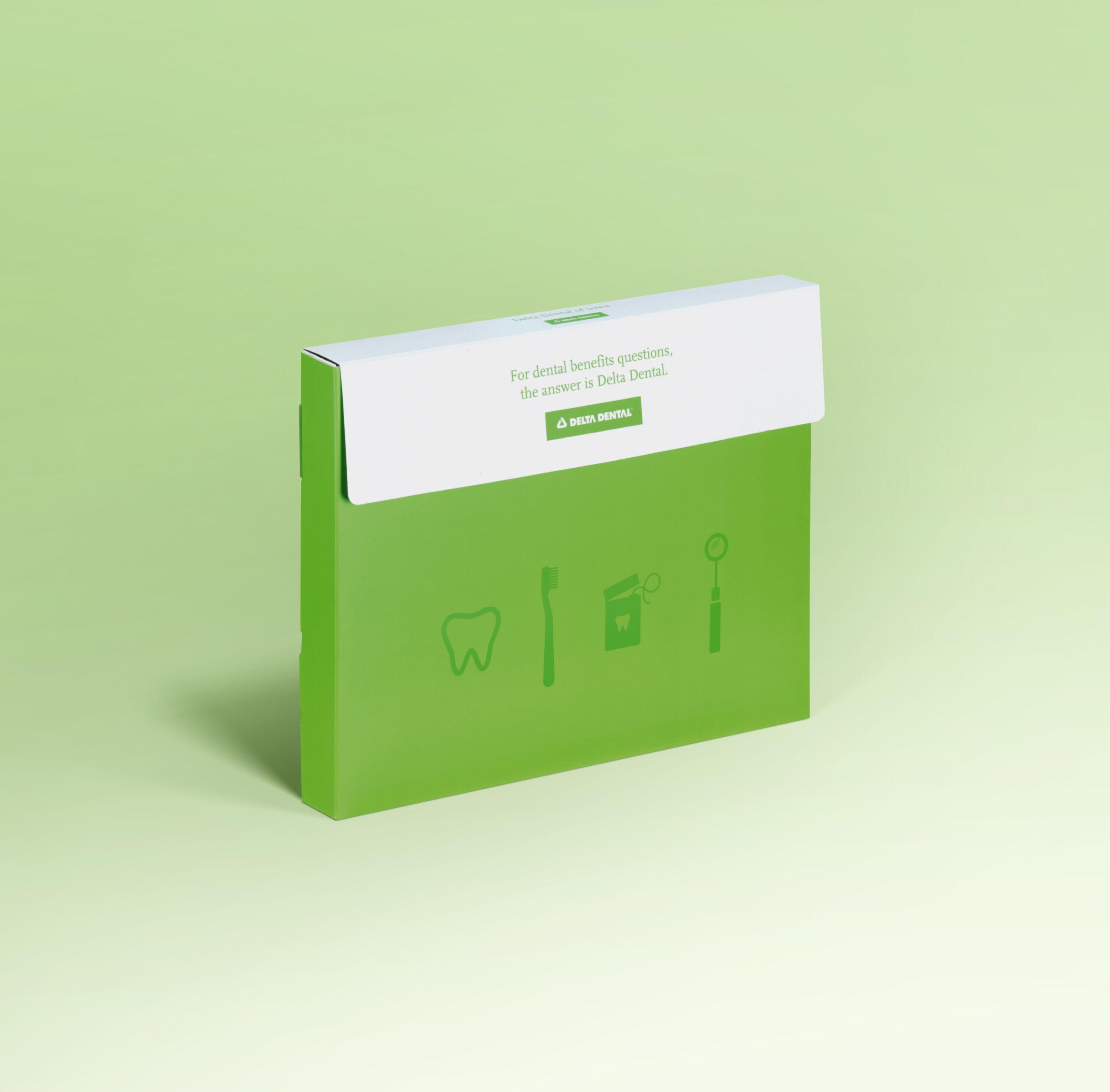 Delta Dental sales box with benefit information