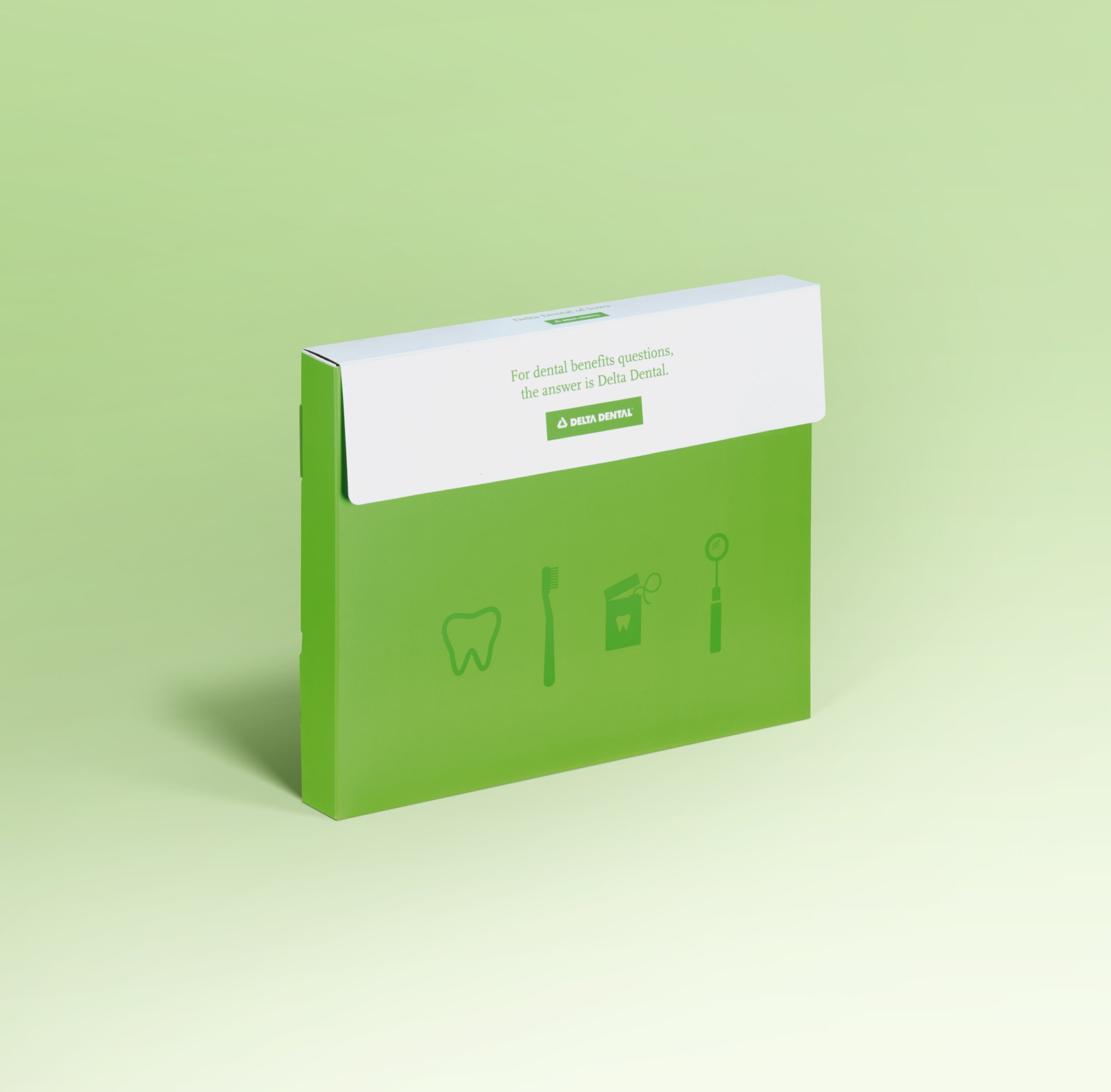 Delta Dental sales box with benefit information