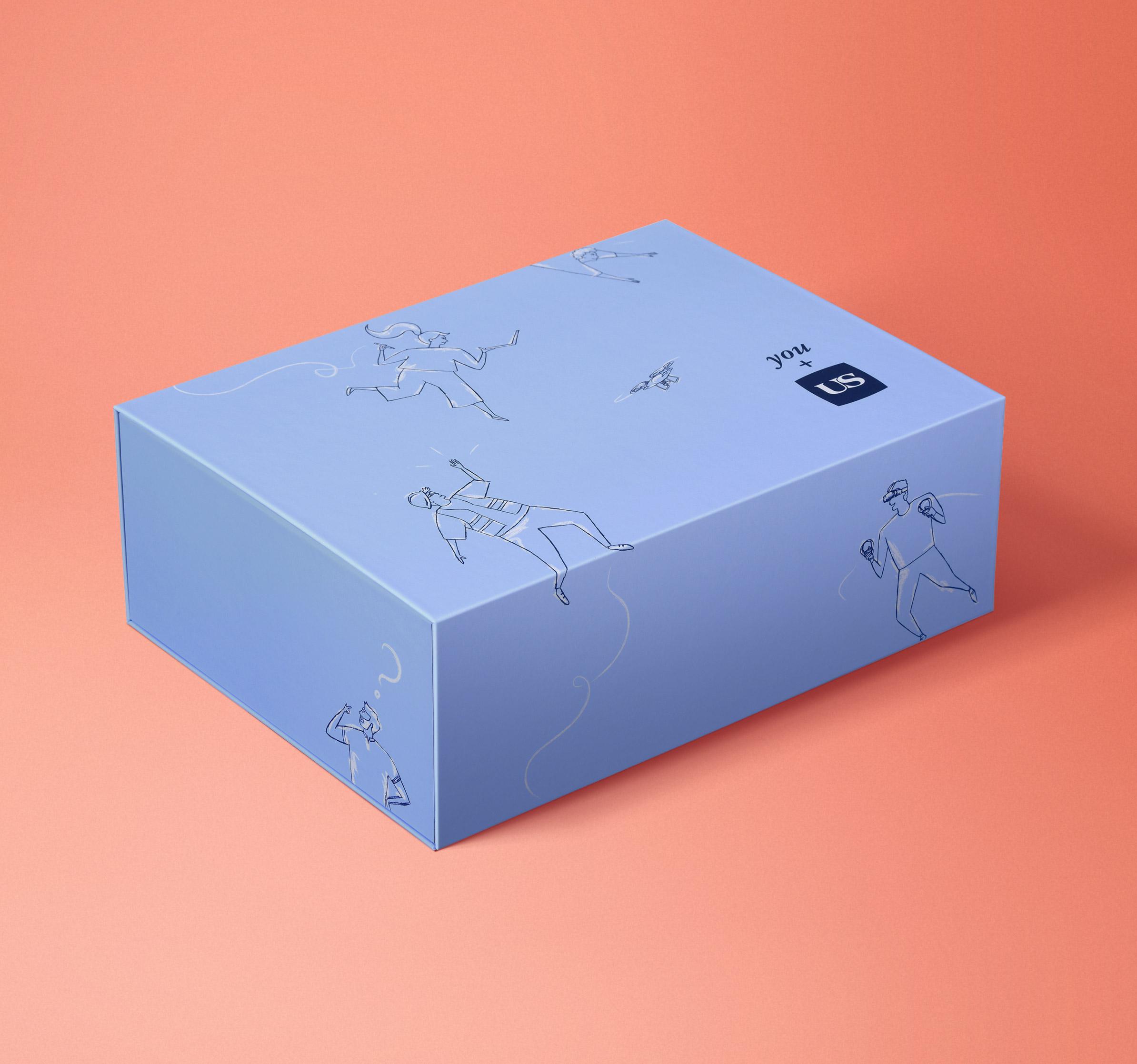 Printed book style box for Uliman Schuette