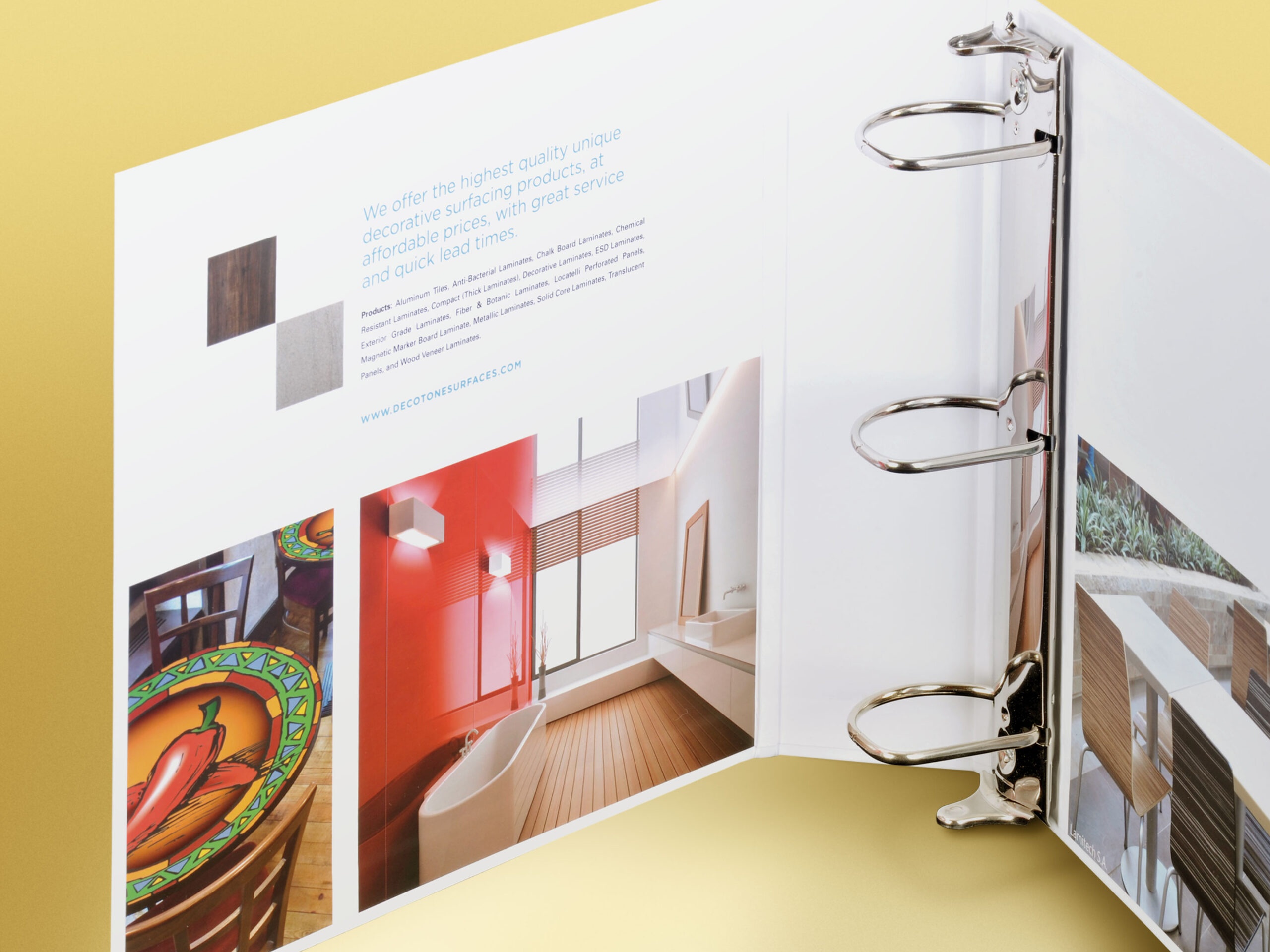 Binder liner with D-ring