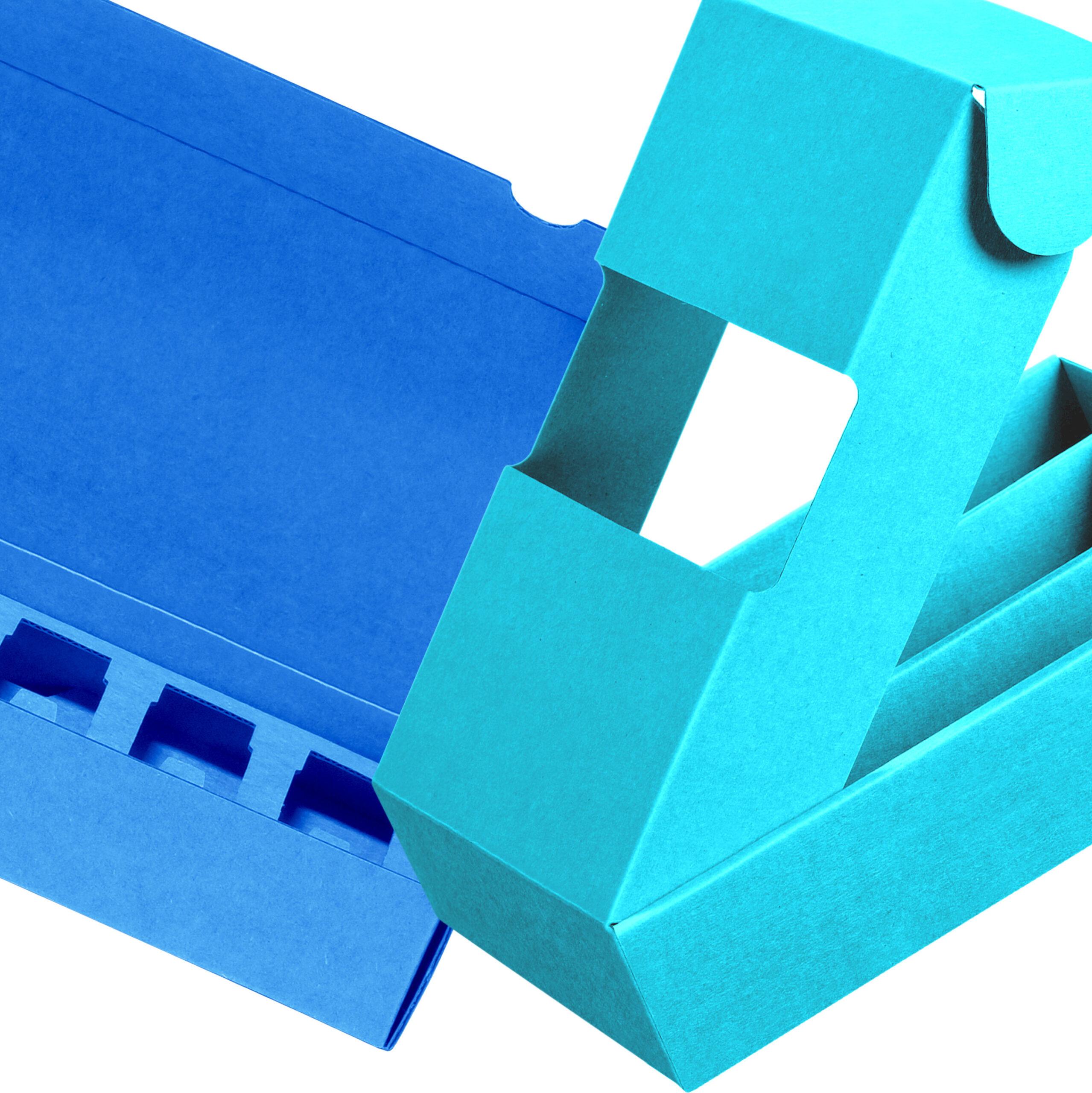 stylized corrugated boxes