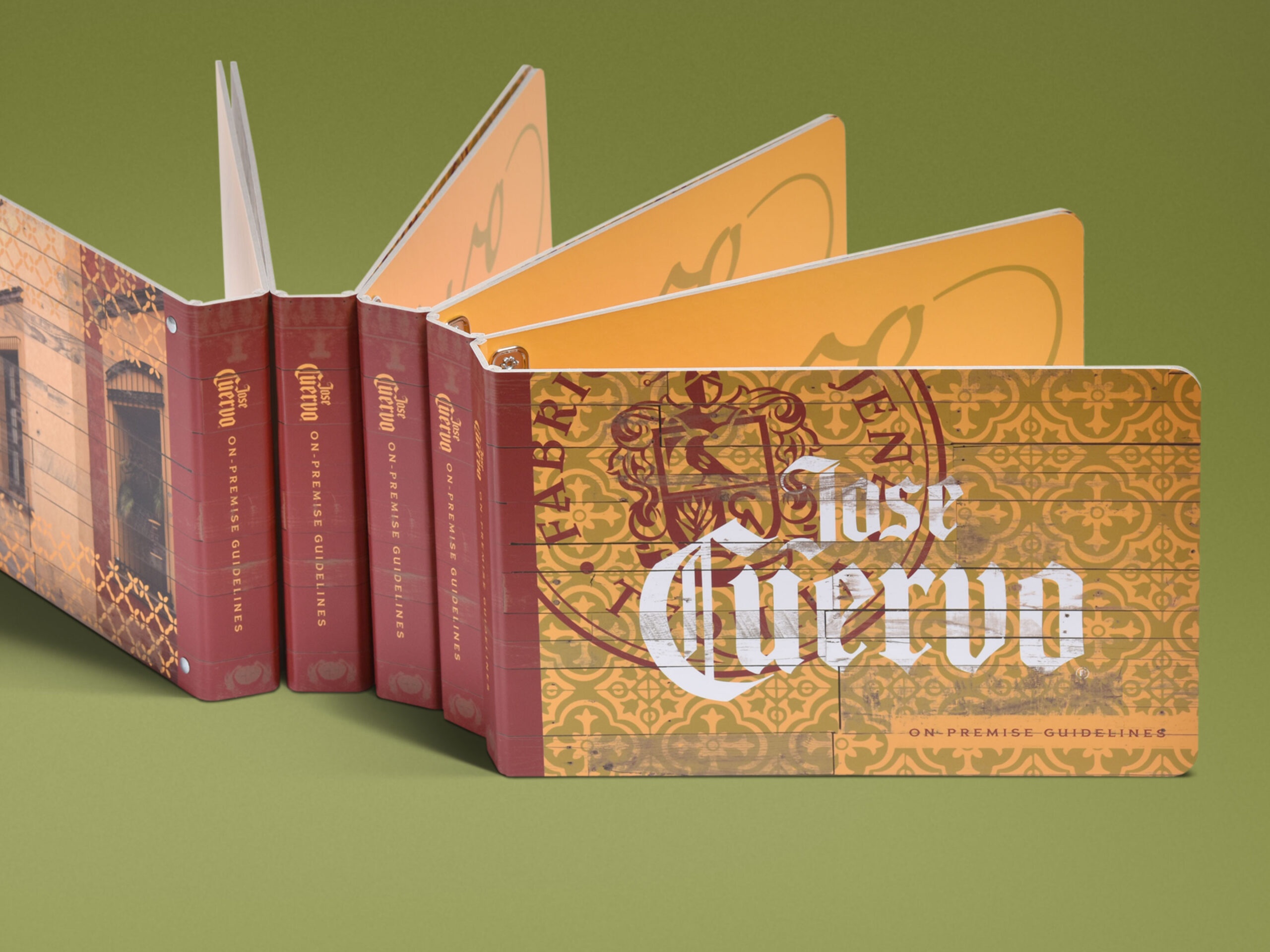 Flush cut printed oblong binder for Jose Cuervo