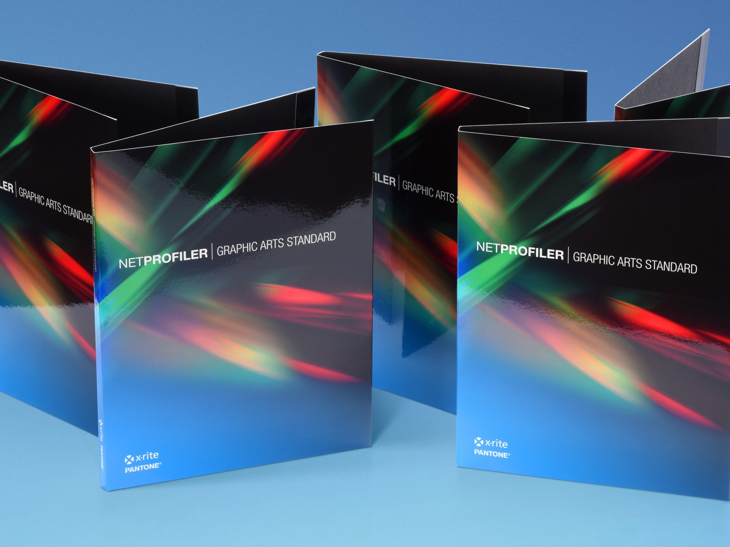 Group of pocket folders for X-Rite