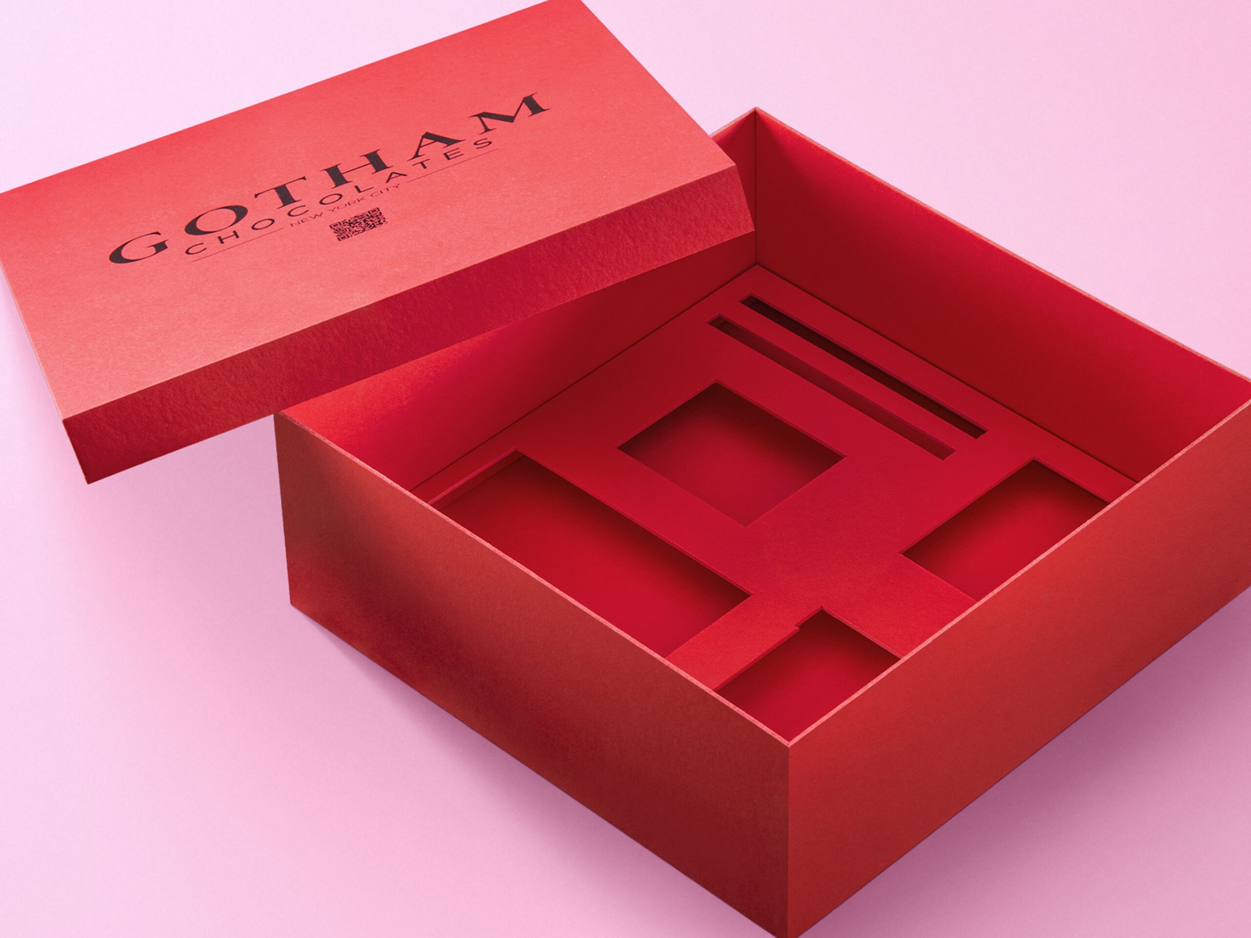 NAKED™ CI RIGIDBOX™ telescoping gift box for confectionery