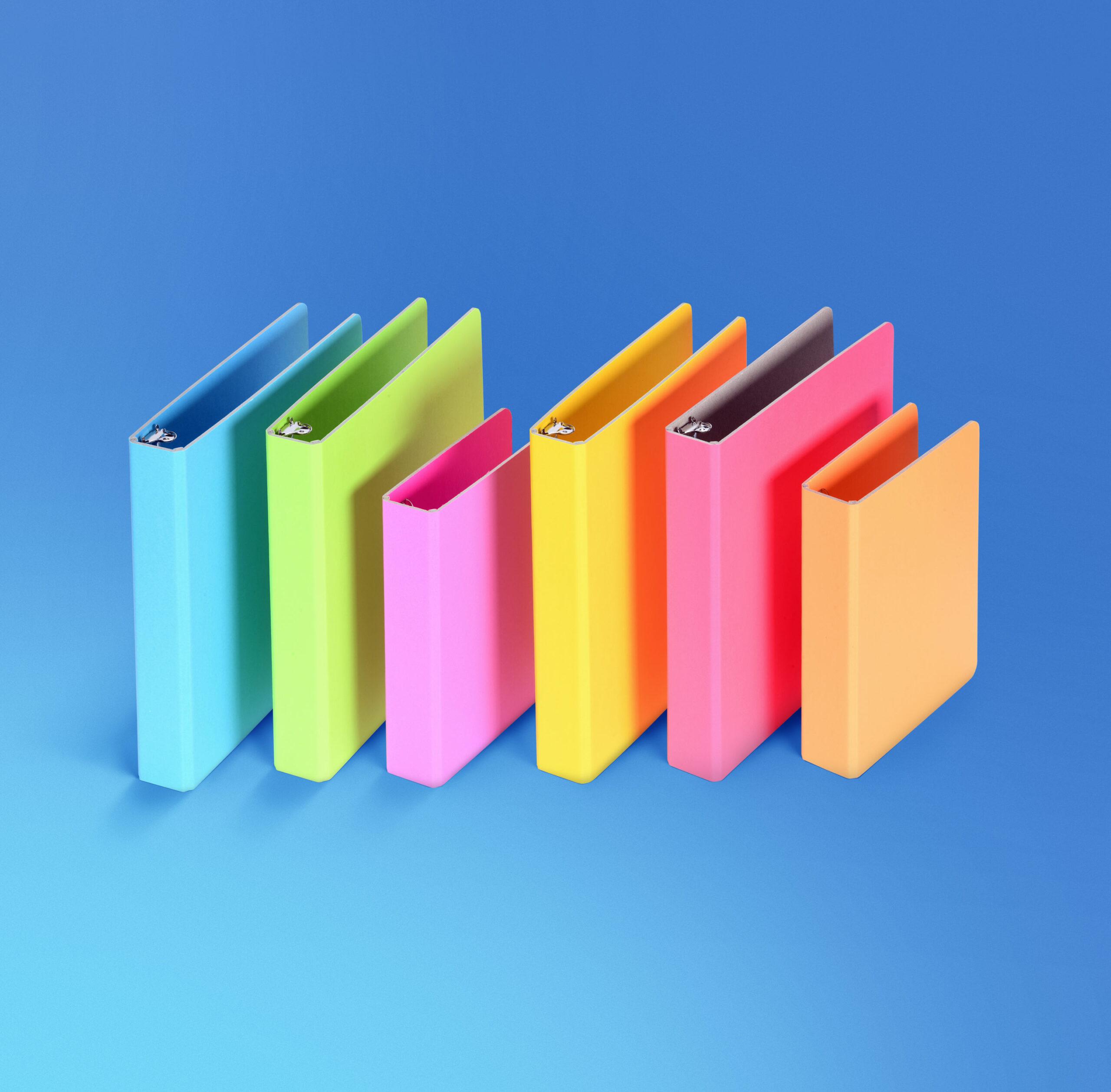 NAKED BINDER® group with ASTROBRIGHT papers