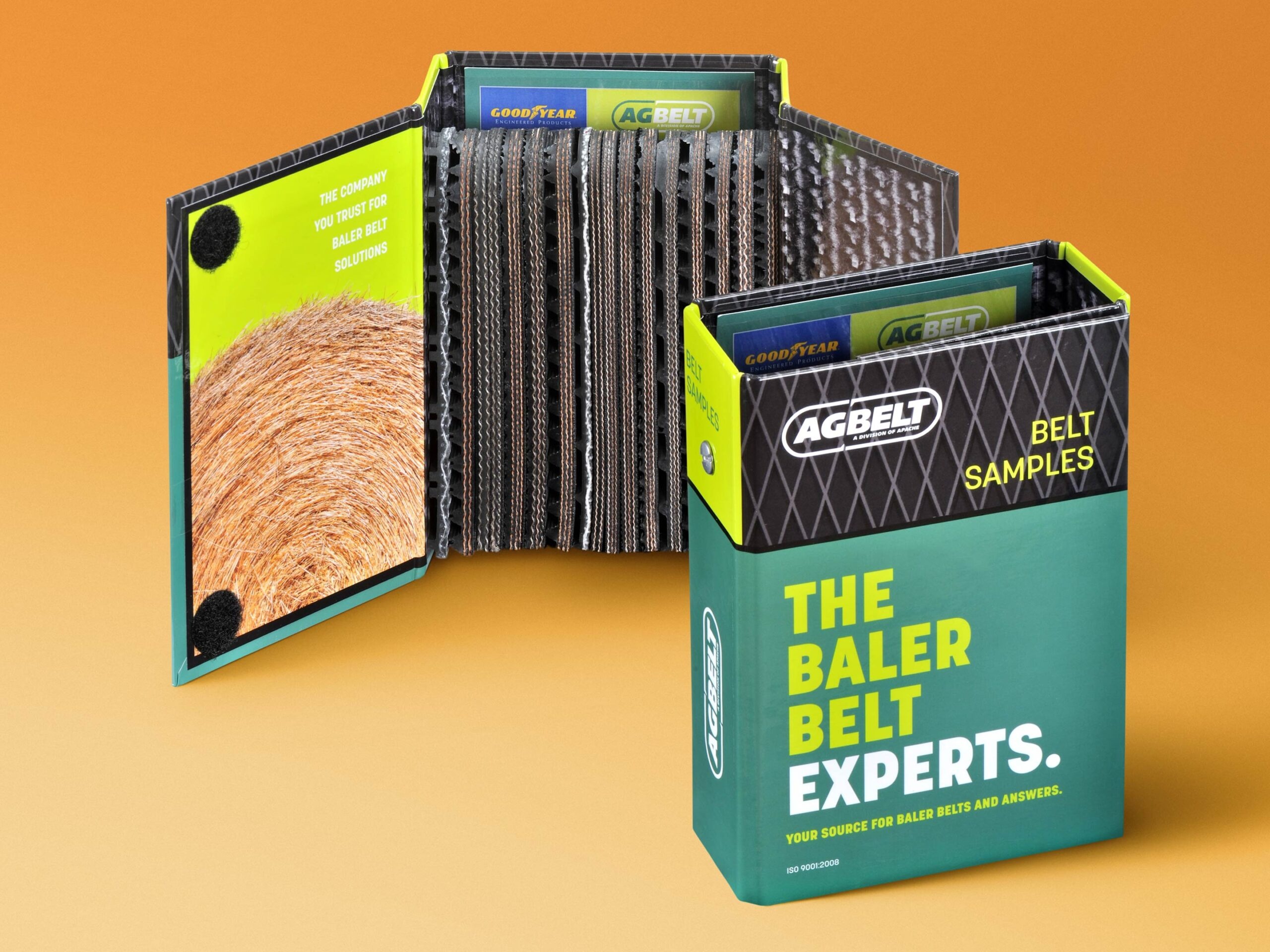 Agbelt strap sets for belt samples