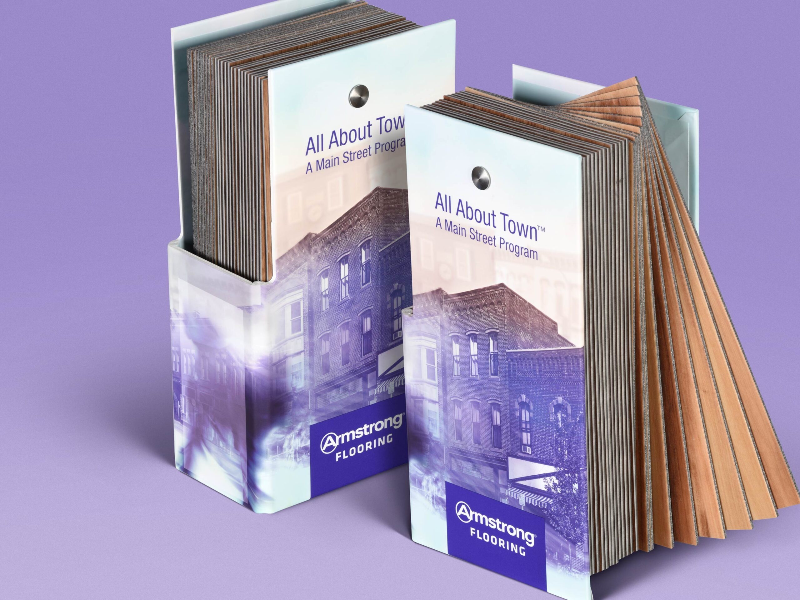 Fan decks for Armstrong Flooring